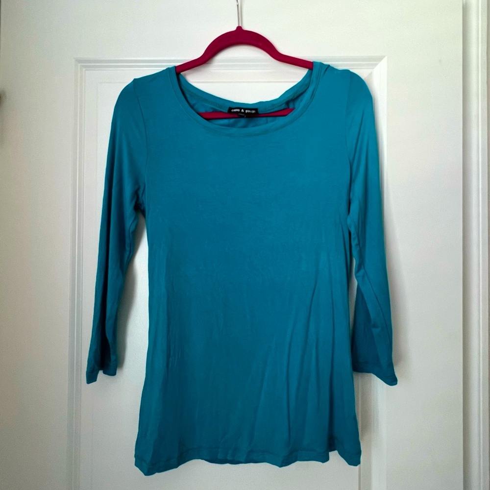Cable and Gauge Viscose/spandex Top